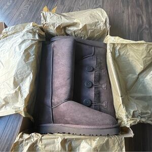 UGG Brown Winter Boots with Suede Finish